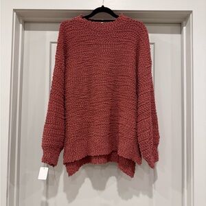 JODIFL Textured Rose Sweater